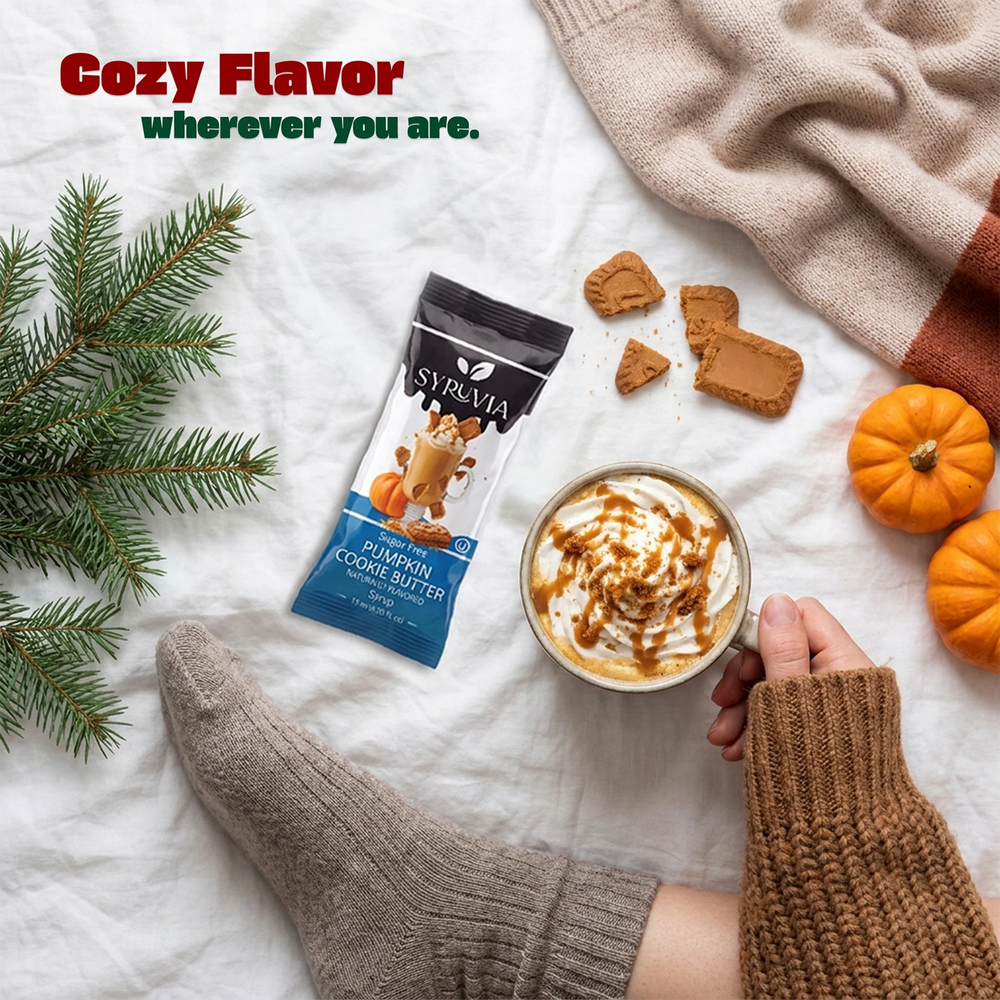 Sugar Free Pumpkin Cookie Butter Syrup Pouches