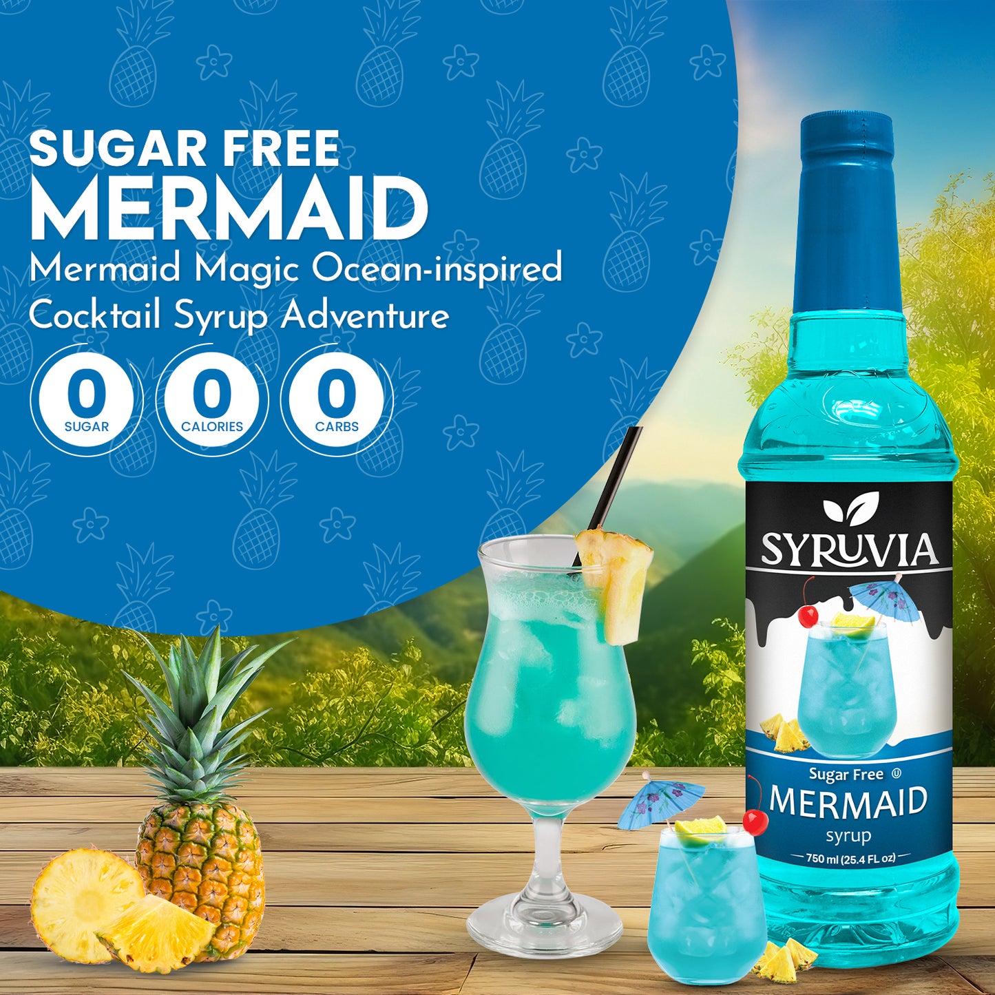 Sugar-Free Mermaid Syrup