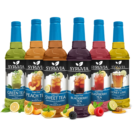 Syruvia Sugar Free Tea Flavor Variety Pack