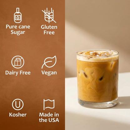 Salted Cookie Butter Syrup Dairy Free