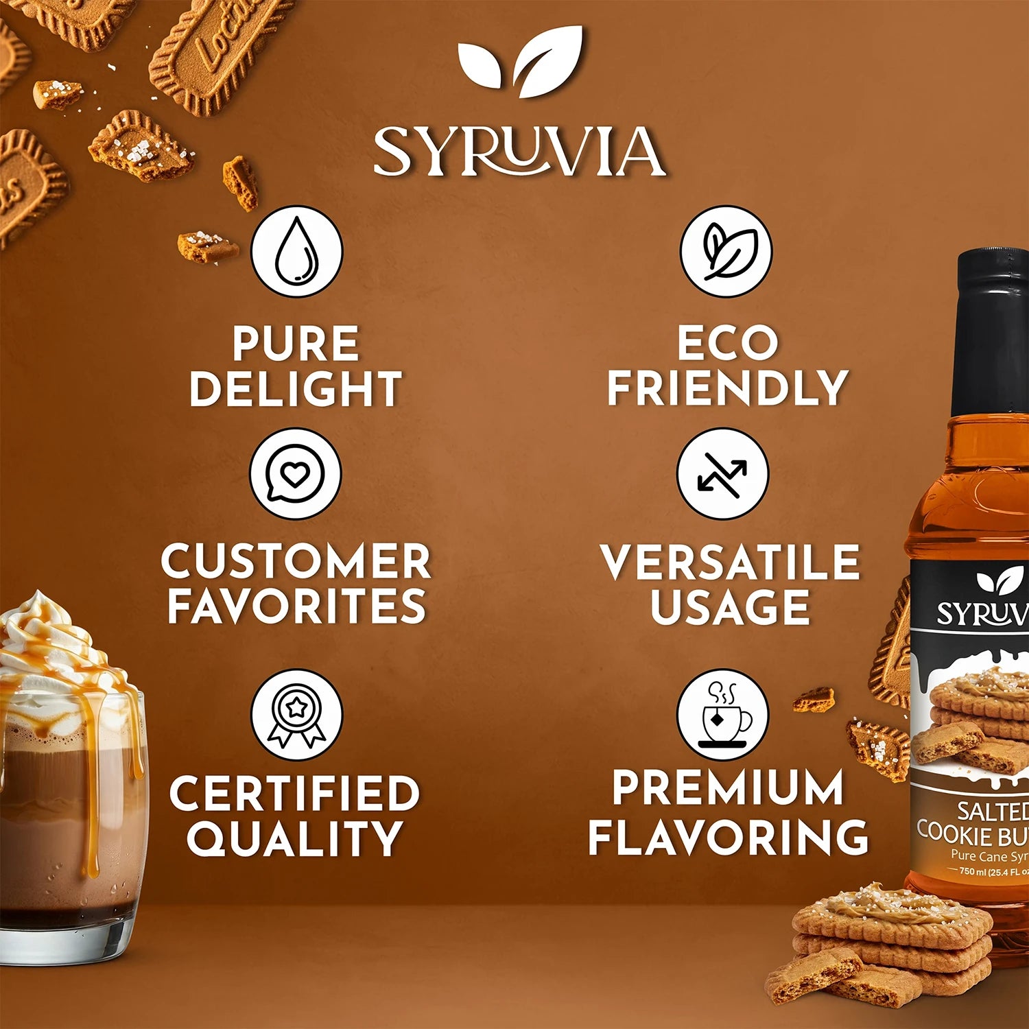 Salted Cookie Butter Syrup Premium Flavoring