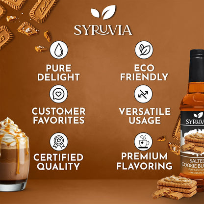 Salted Cookie Butter Syrup Premium Flavoring