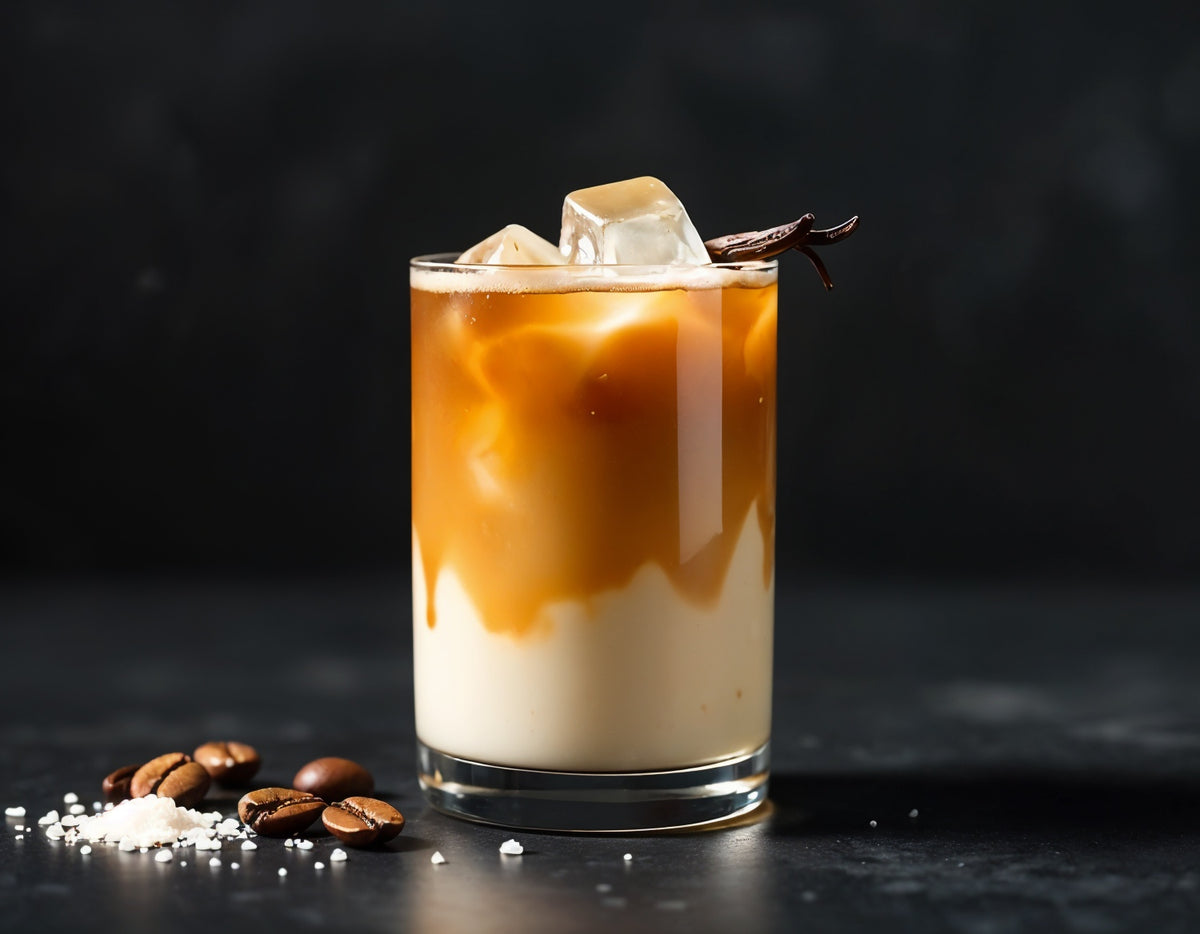 SALTELLA Syrup™  Vanilla Salted Caramel signature recipe