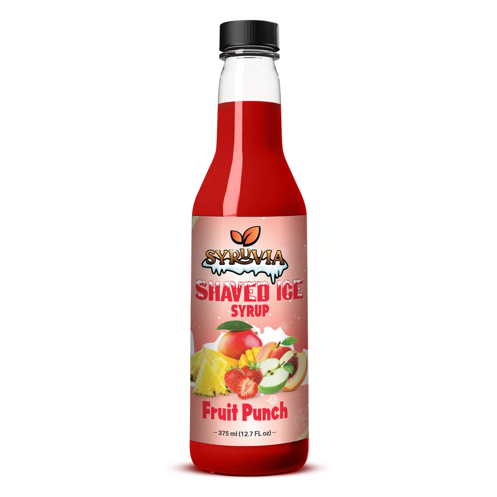 Shaved Ice Fruit Punch Syrup