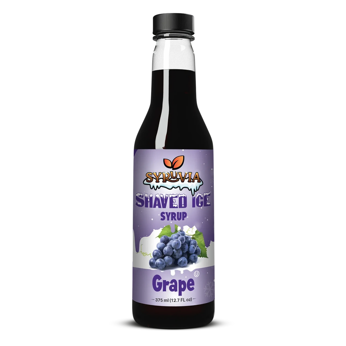Shaved Ice Grape Syrup snow cone