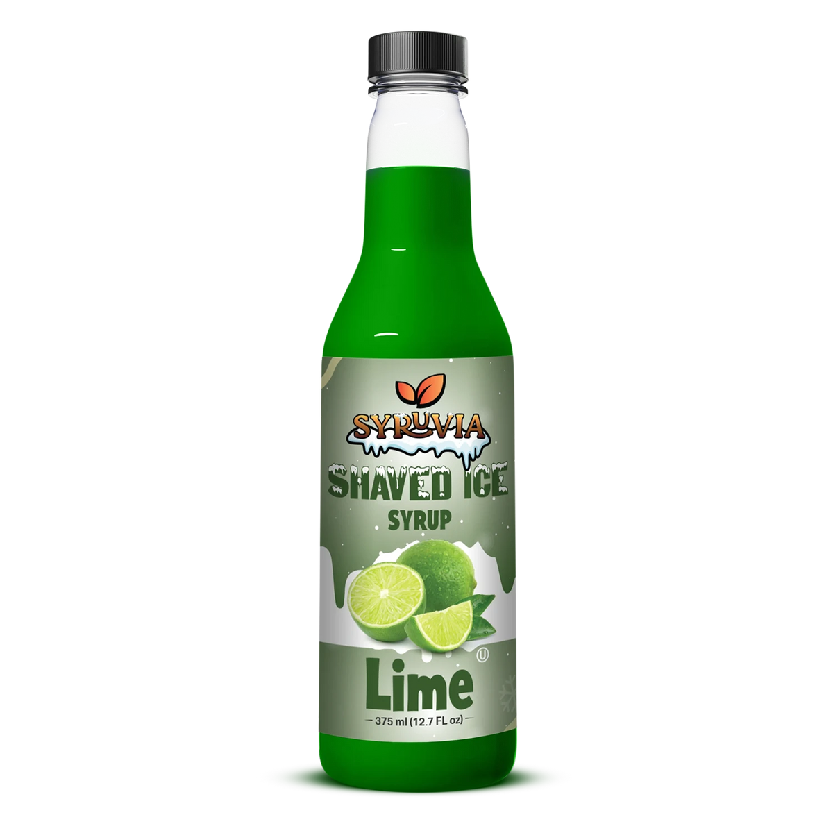 Shaved Ice Lime Syrup snow cone