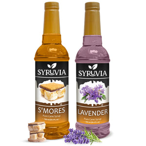 Variety Pack, Smores, and Lavender Syrup