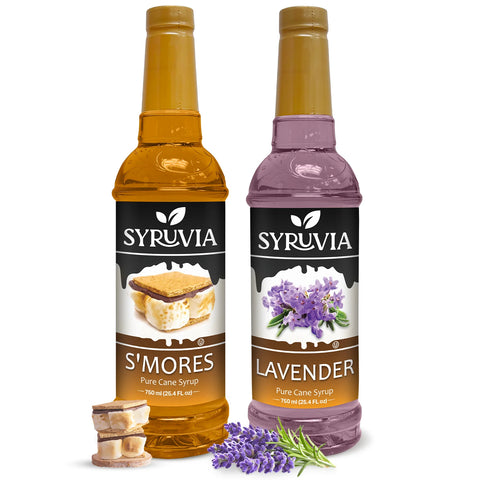 Variety Pack, Smores, and Lavender Syrup