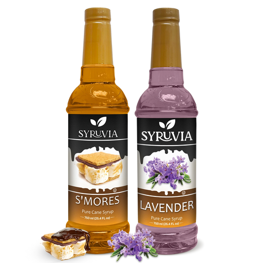 Variety Pack, Smores, and Lavender Syrup