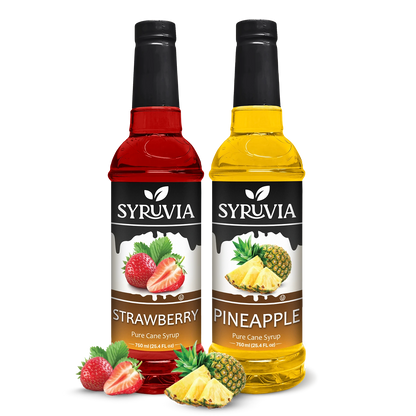 Strawberry Syrup Pineapple Syrup