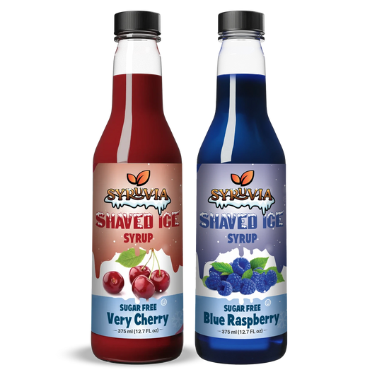 Variety Pack, Sugar-Free Very Cherry, Blue Raspberry Shaved Ice Syrup