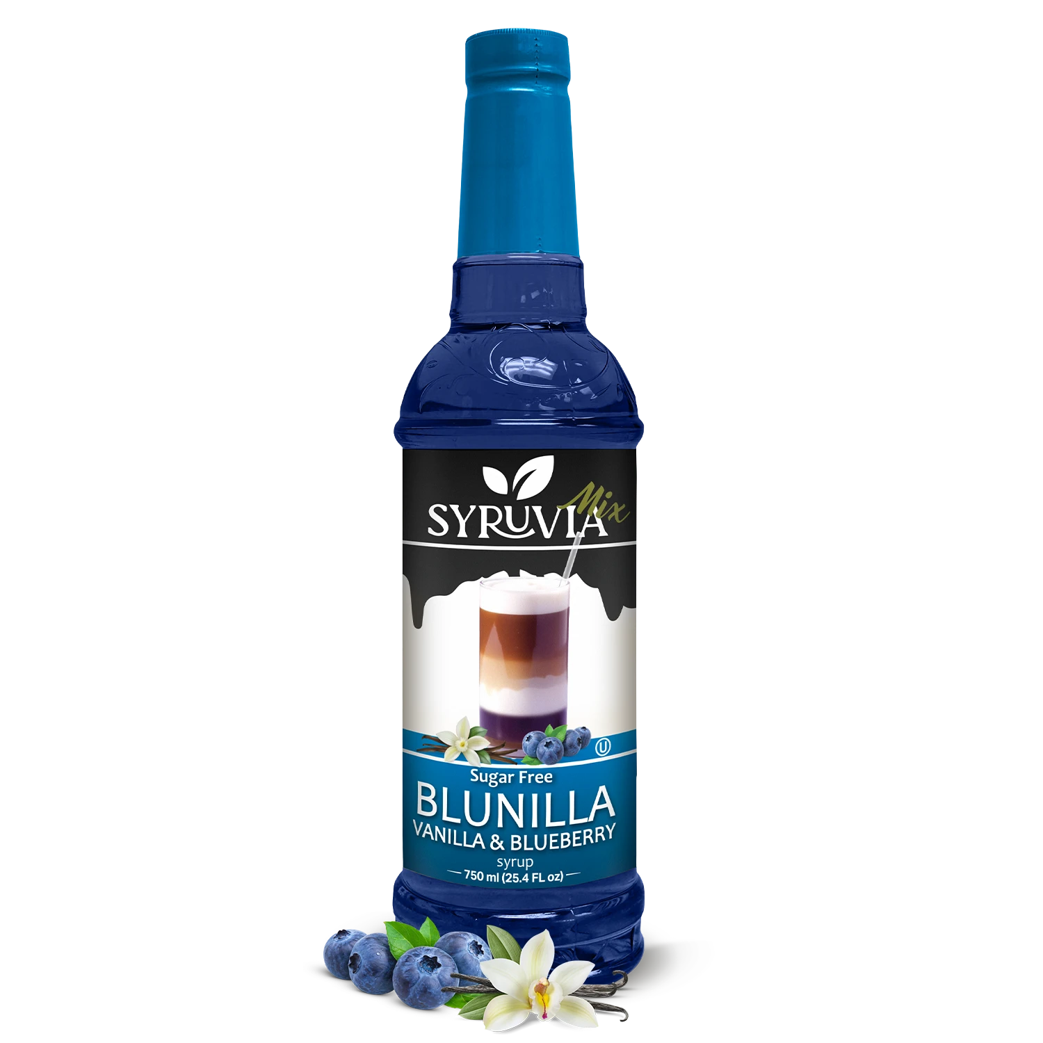 Sugar-Free BLUNILLA Syrup™ Vanilla Blueberry
