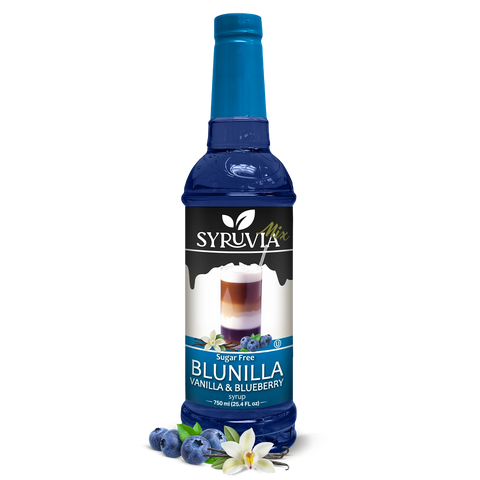 Sugar-Free BLUNILLA Syrup™ Vanilla Blueberry