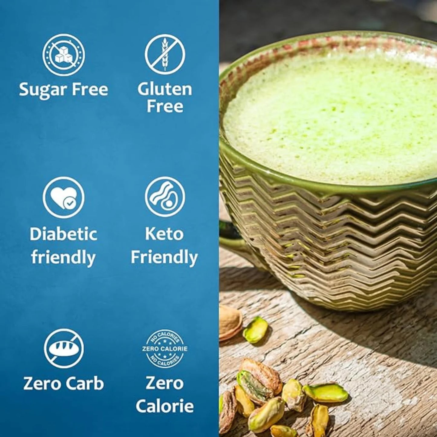 Sugar-Free Pistachio Syrup Diabetic Friendly