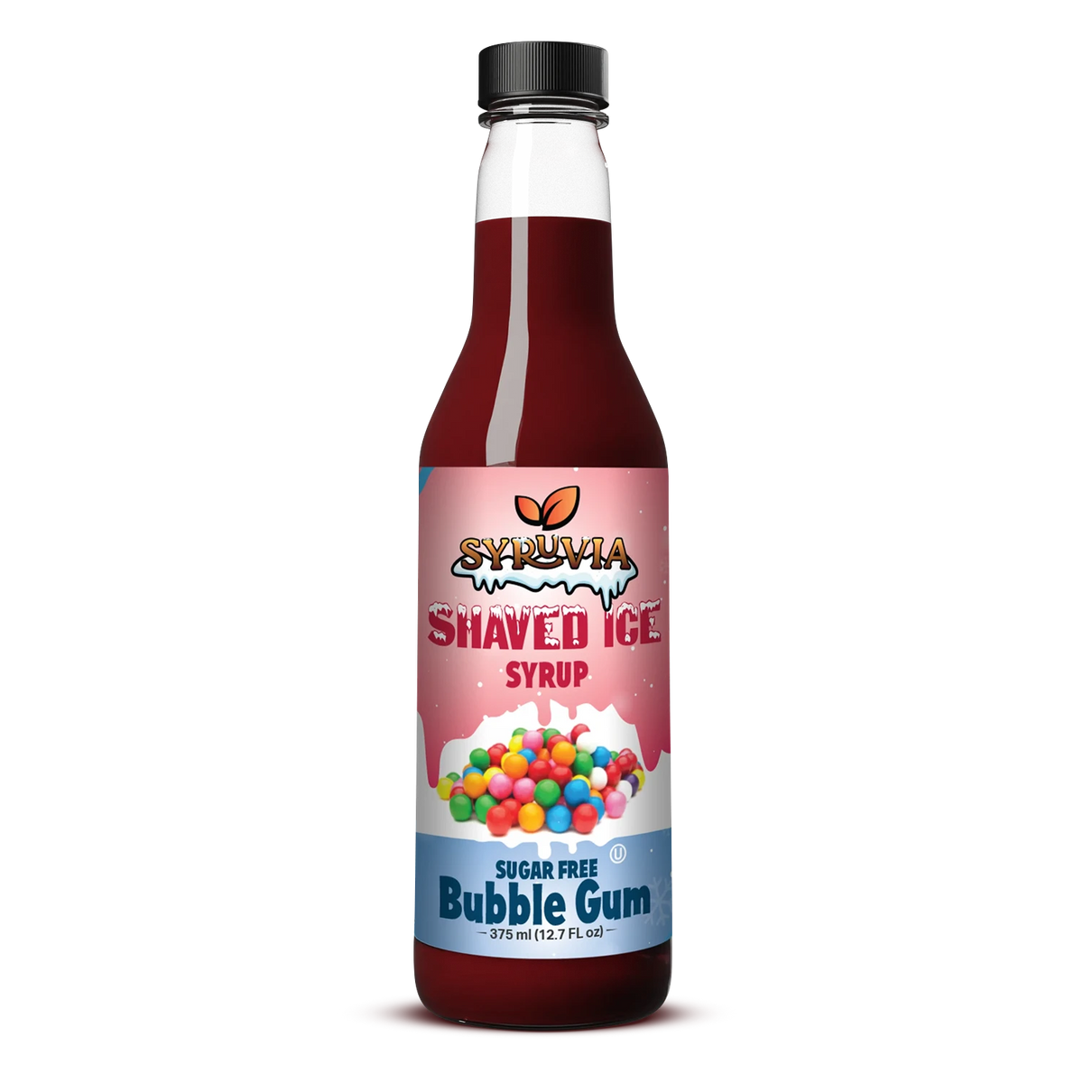 Sugar-Free Shaved Ice Bubble Gum Syrup snow cone