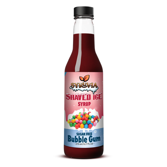 Sugar-Free Shaved Ice Bubble Gum Syrup