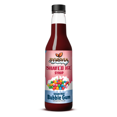 Sugar-Free Shaved Ice Bubble Gum Syrup | Syruvia Sugar-Free Shaved Ice Bubble Gum Syrup | Syruvia