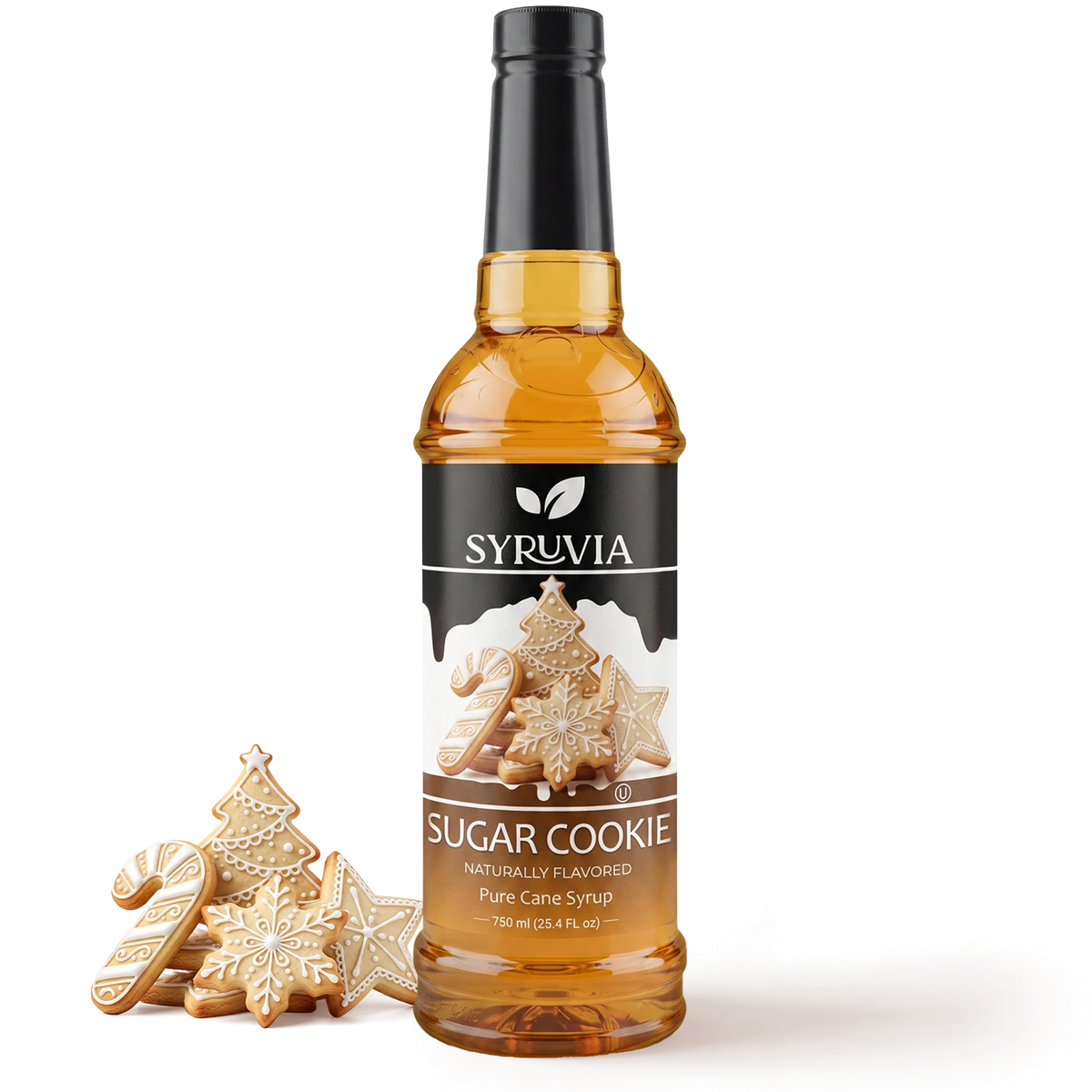 Syruvia Sugar Cookie Syrup 750ml bottle