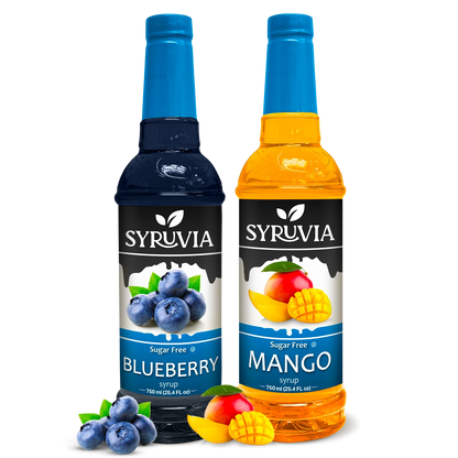 Variety Pack, Sugar-Free Blueberry, and Mango Syrup