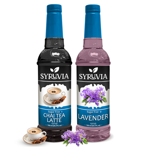 Variety Pack, Sugar-Free Chai Tea, and Lavender Syrup