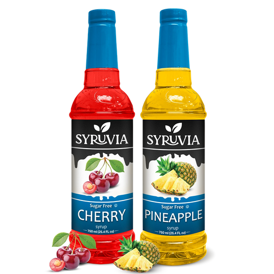 Variety Pack, Sugar-Free Cherry, and Pineapple Syrup