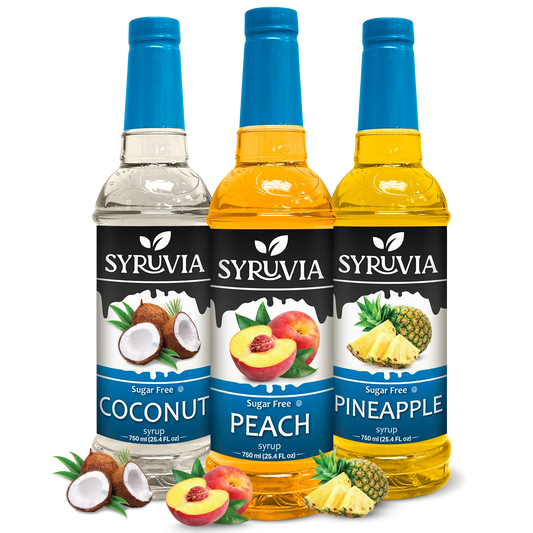 Variety Pack, Sugar-Free Coconut, Peach and Pineapple Syrup