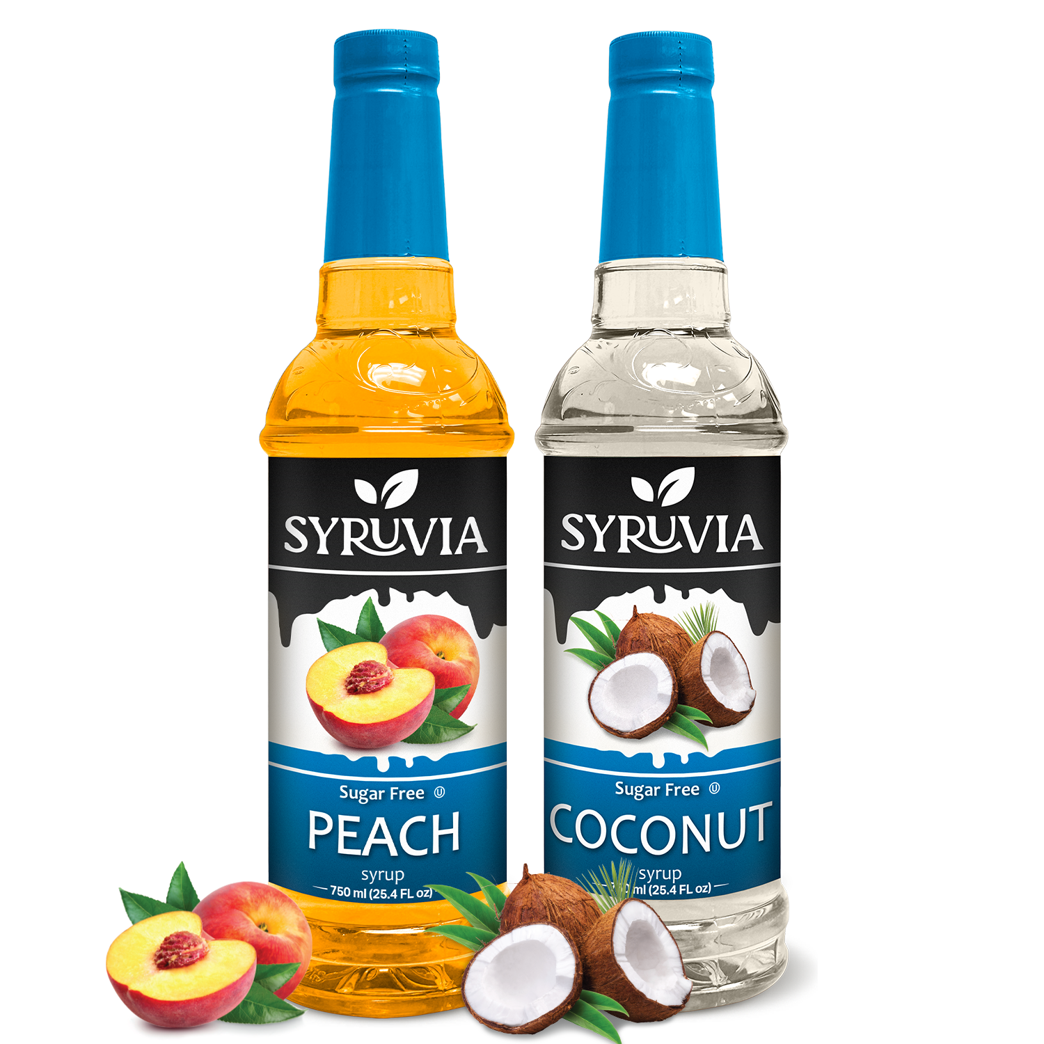 Variety Pack, Sugar Free Coconut, and Peach Syrup