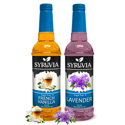 Variety Pack, Sugar-Free French Vanilla, and Lavender Syrup