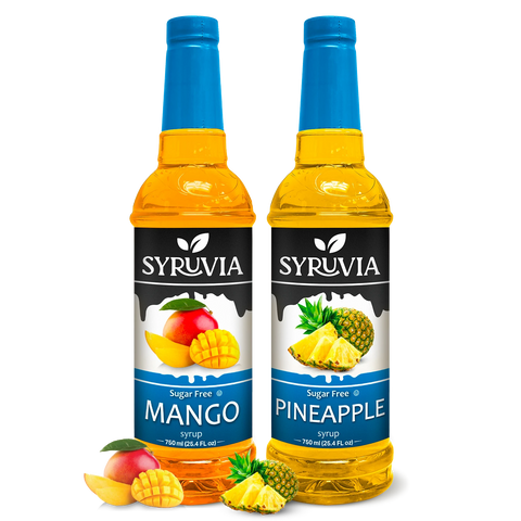 Variety Pack, Sugar-Free Mango, and Pineapple Syrup