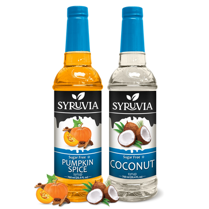 Variety Pack, Sugar-Free Pumpkin Spice, and Coconut Syrup