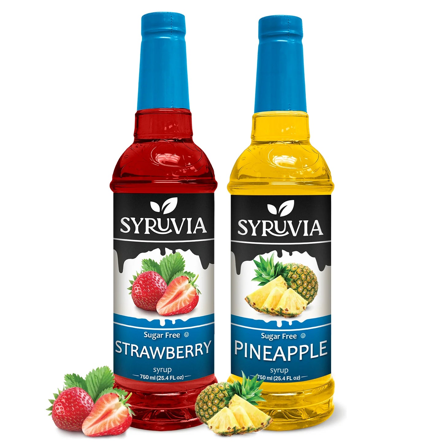 Variety Pack, Sugar-Free Strawberry, and Pineapple Syrup