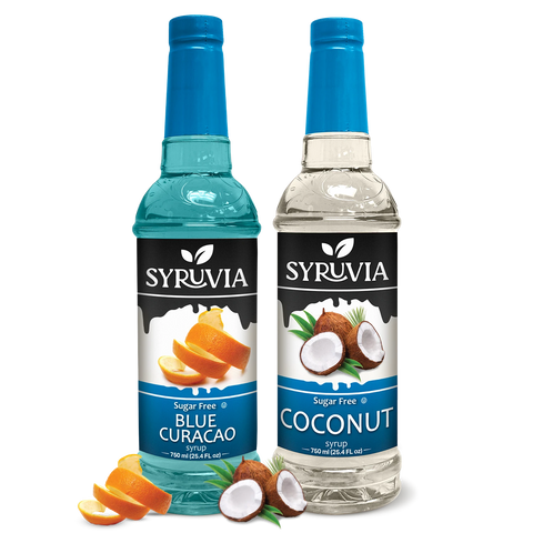 Variety Pack, Sugar-Free Blue Curacao, and Coconut Syrup