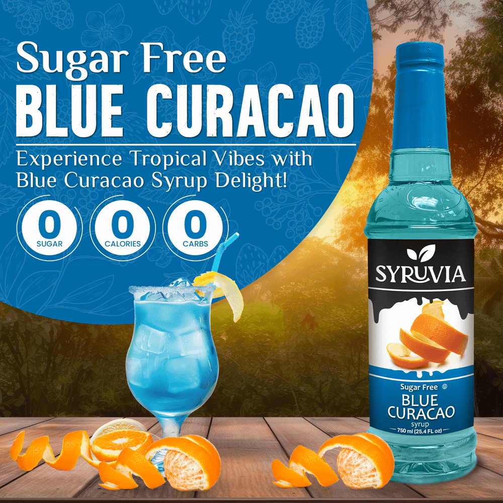 Sugar-Free Blue Curacao Syrup