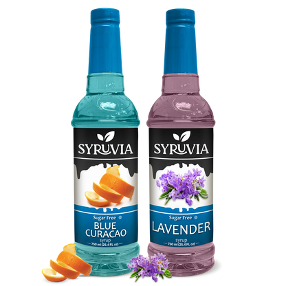 Sugar Free Blue Curacao Lavender Syrup