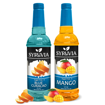 Sugar Free Blue Curacao Mango Syrup