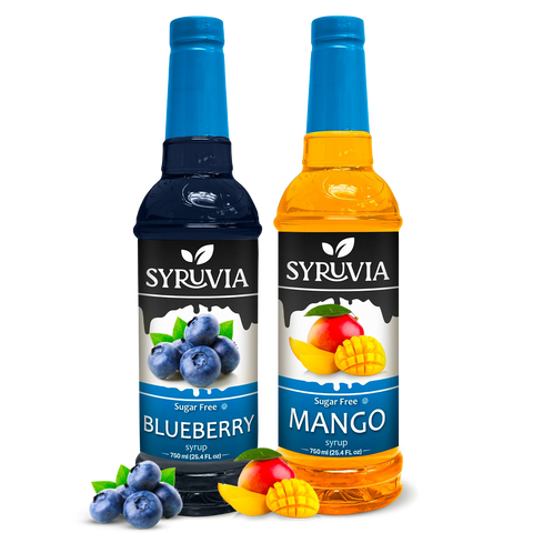 Variety Pack, Sugar-Free Blueberry, and Mango Syrup