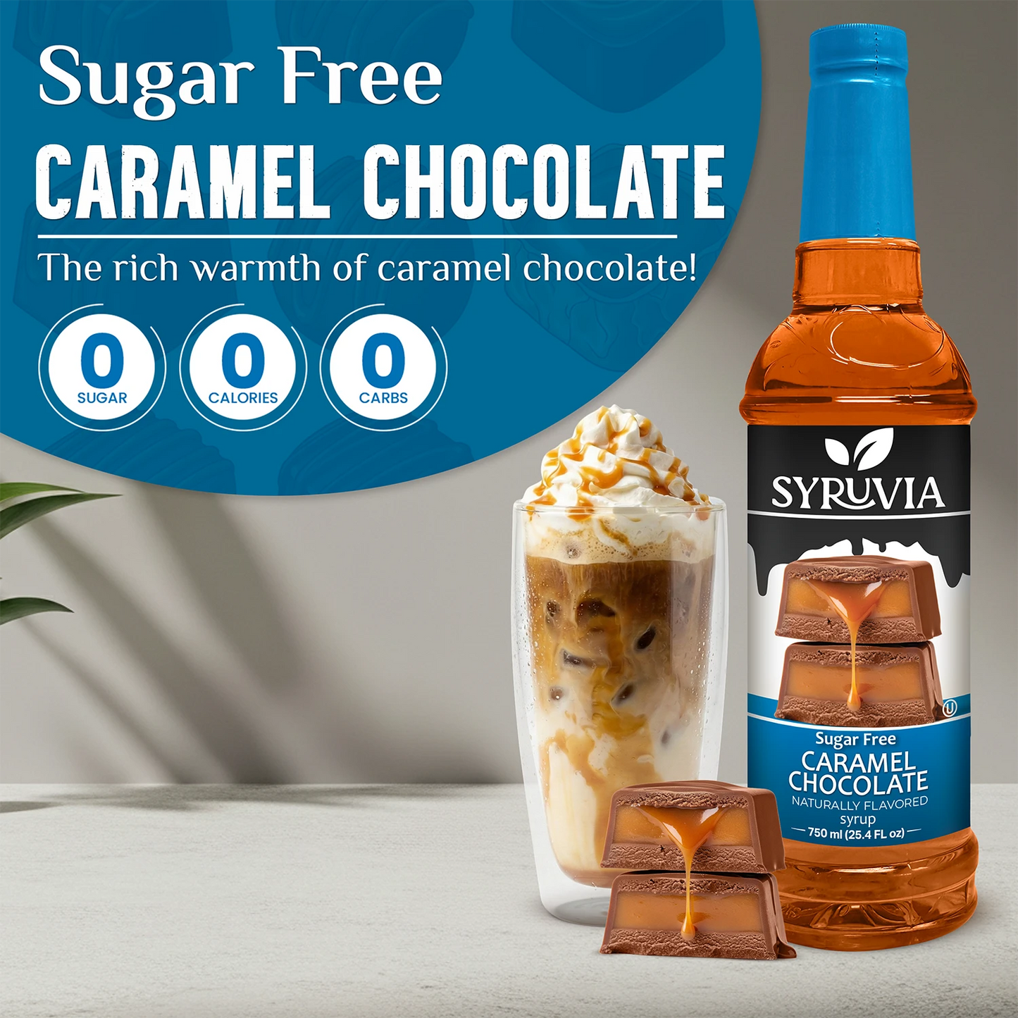 Sugar Free Caramel Chocolate Syrup
