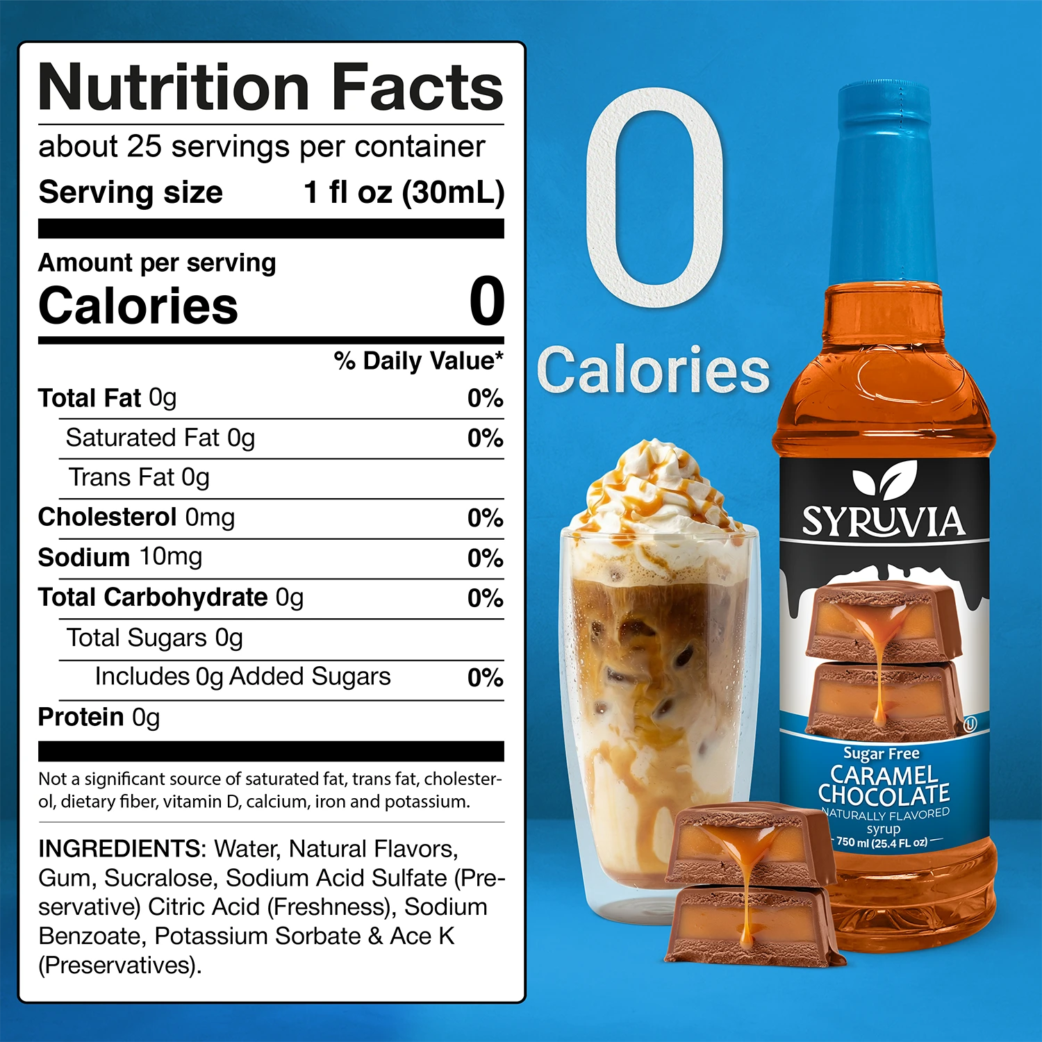Sugar Free Caramel Chocolate Syrup Nutrition Facts