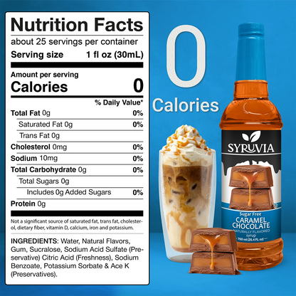 Sugar Free Caramel Chocolate Syrup Nutrition Facts