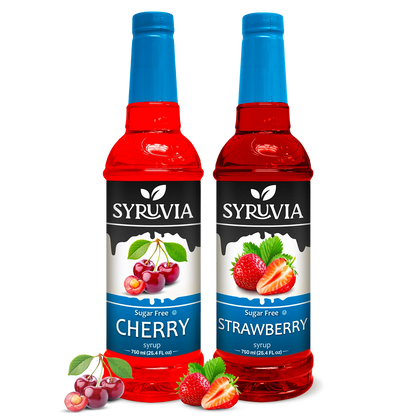 Sugar Free Cherry Strawberry Syrup