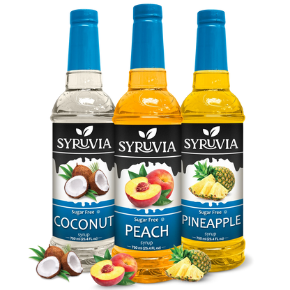 Sugar Free Coconut Peach Pineapple Syrup