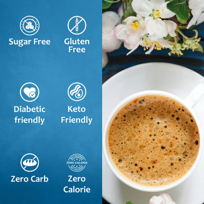 Syruvia Sugar Free French Vanilla Syrup Sugar Free Gluten Free Diabetic Friendly Keto Friendly Zero Carb Zero Calorie