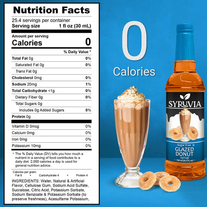 Sugar Free Glazed Donut Syrup Nutrition Facts