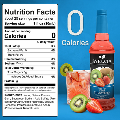Sugar Free Kiwi Strawberry Syrup Nutrition Facts
