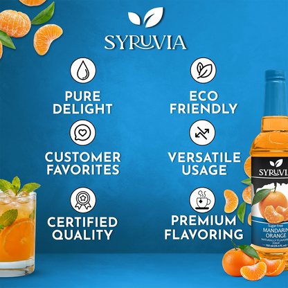 Sugar Free Mandarin Orange Syrup Premium Flavoring