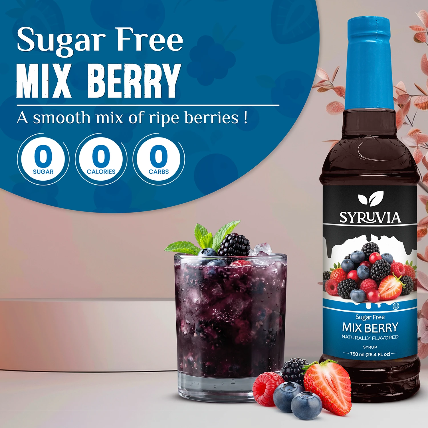 Sugar Free Mix Berry Syrup
