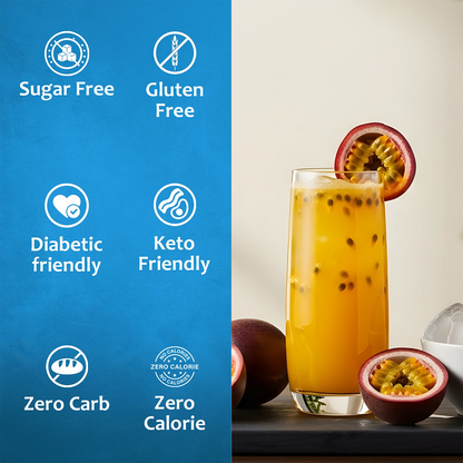 Sugar Free Passion Fruit Syrup Diabetic Friendly