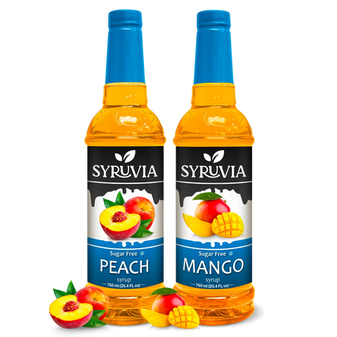 Variety Pack, Sugar-Free Peach, and Mango Syrup