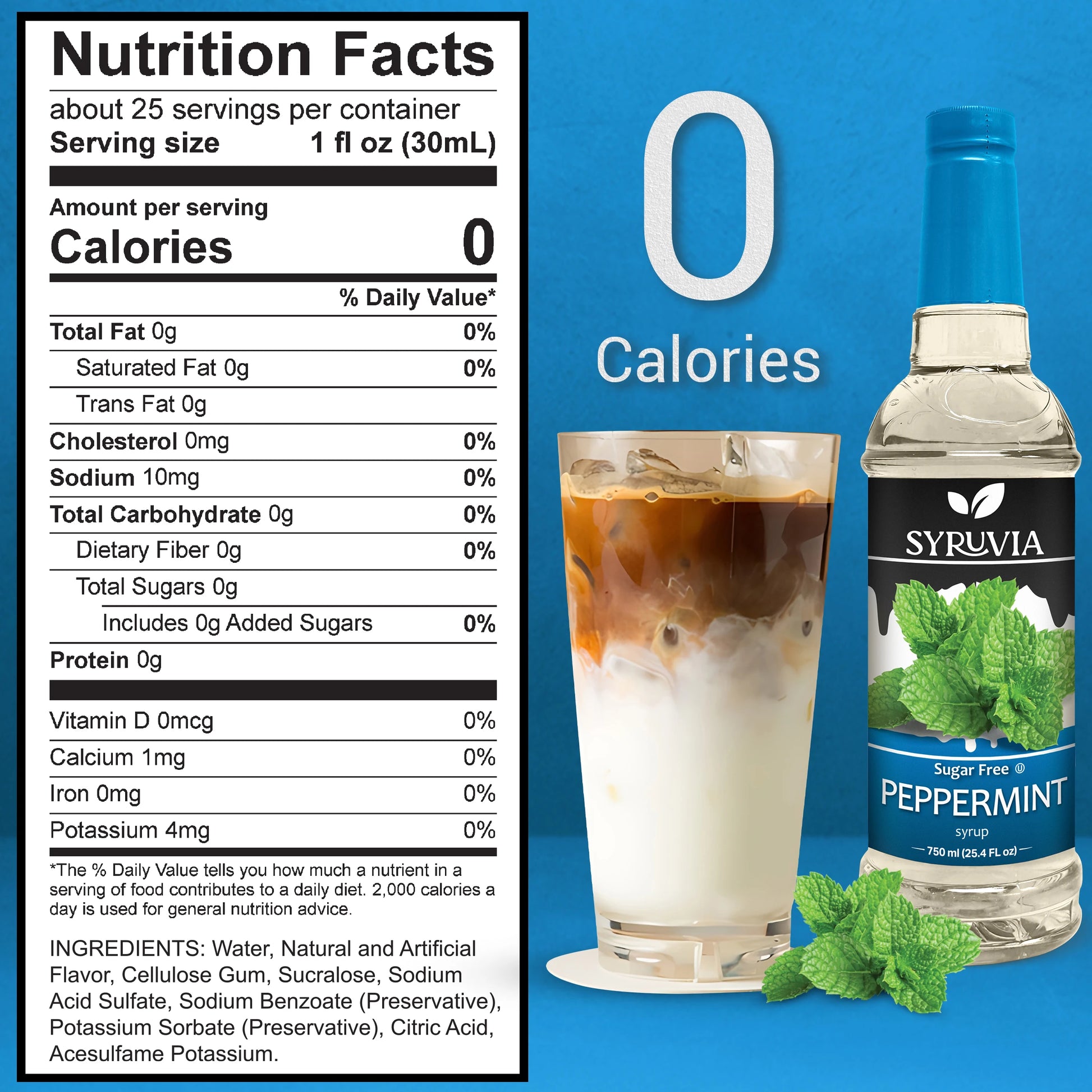 Sugar Free Peppermint Syrup Nutrition Facts