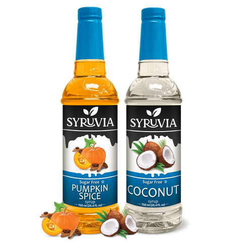 Variety Pack, Sugar-Free Pumpkin Spice, and Coconut Syrup